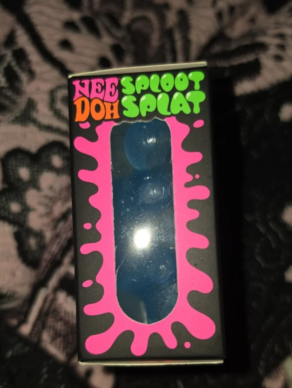 Nee Doh Splooot Splat Blue Stress Toy